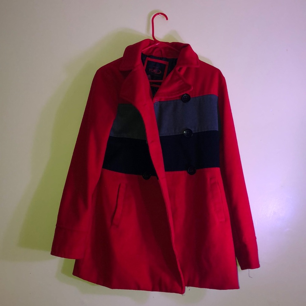 Yoki New York outerwear collection peacoat